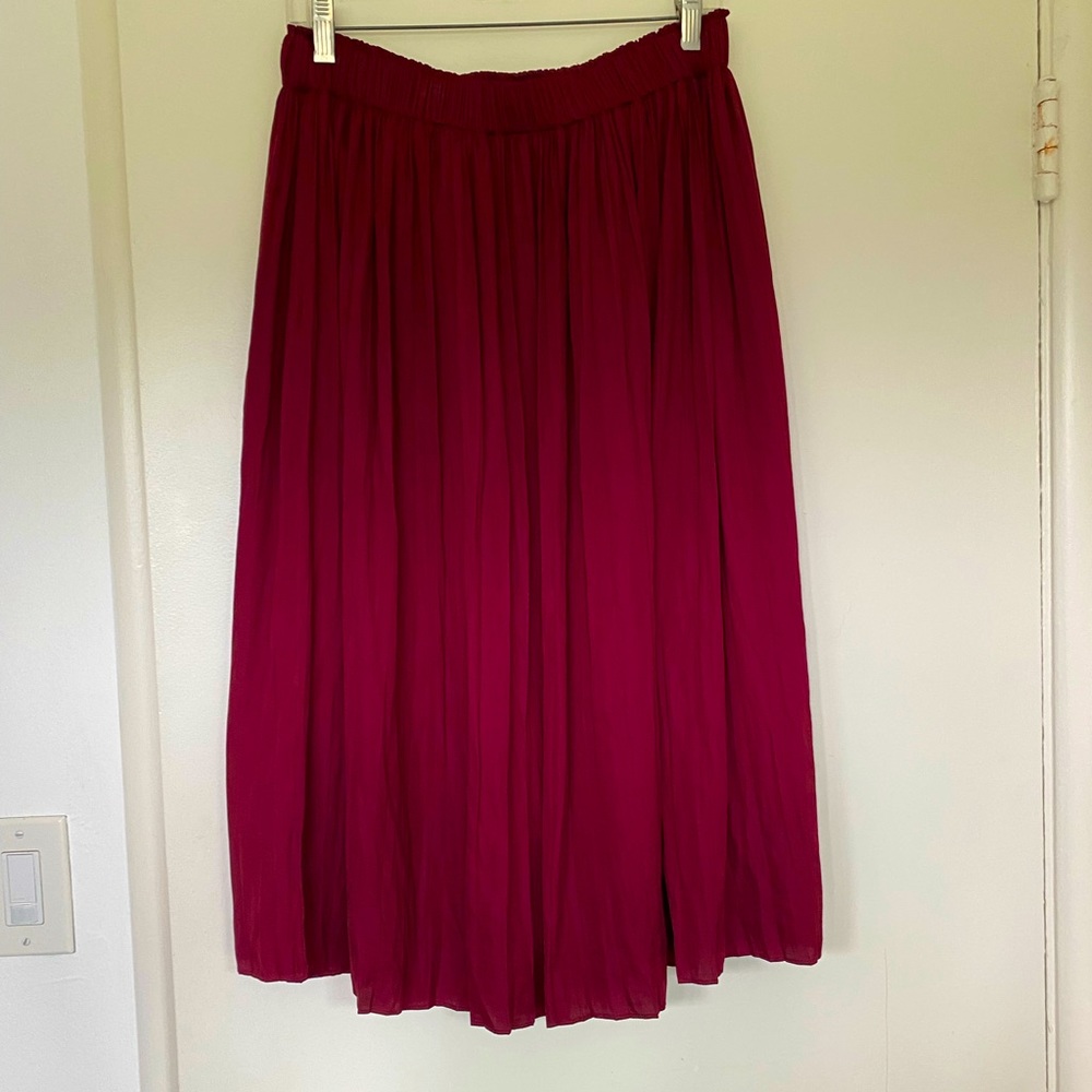 Gap pleated midi skirt